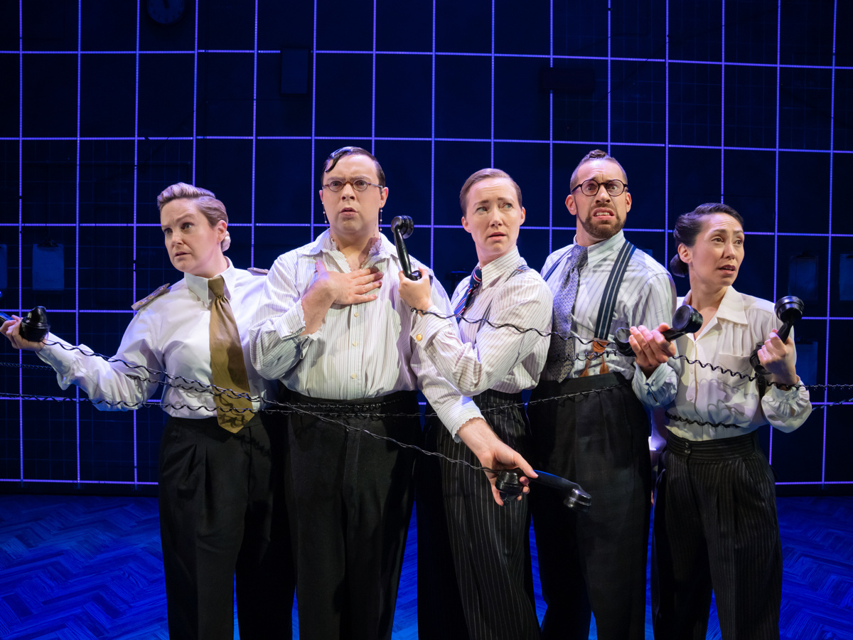 the cast of Operaton Mincemeat gathers